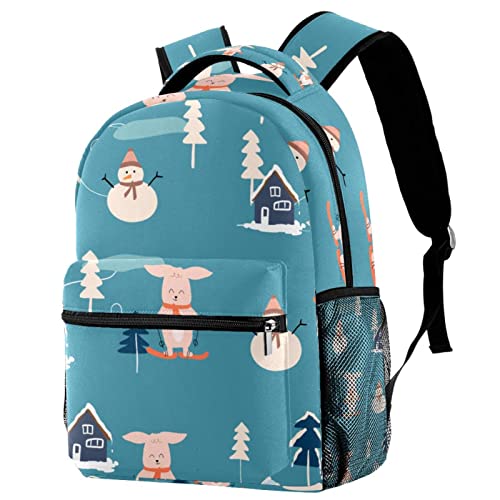 Sac à dos léger en toile souple, imprimé abstrait artistique taille unique