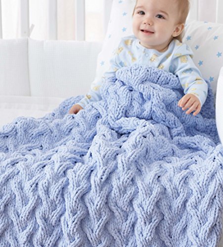 30 Baby Blankets to Knit-Ripples, Cables, Lace, Blocks, Miters and More, This Lovely Collection has it All! - Image 6