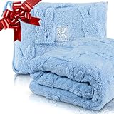 Conçue pour être pratique, notre couverture douillette et douce pour enfants peut être utilisée comme couverture pour la voiture et l'avion, ou comme oreiller, chauffe-main et soutien pour le dos. Il est chaud tout en étant léger et arbore un design de lapin sympa.