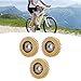 Alomejor 3 PCS Electric Gears Light Weight 38mm Copper Motor Gear Set for Scooter