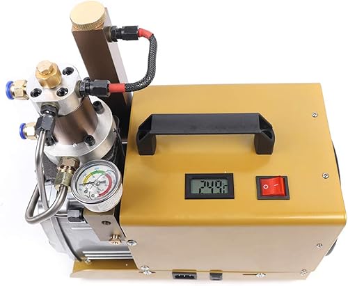 Miniatura 7 de Bomba de compresor de aire de alta presión, bomba de compresor de aire PCP eléctrica de 110 V, 30 MPa 4500 PSI, compresor de aire de alta presión,