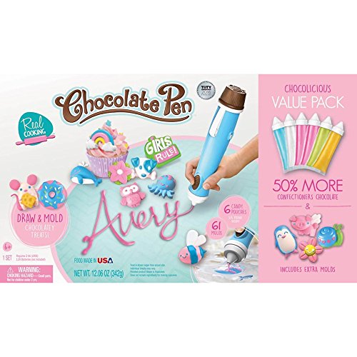 Candy Craft Chocolate Pen Exclusive Bonus Kit with Extra Molds and Refills 12.06 oz