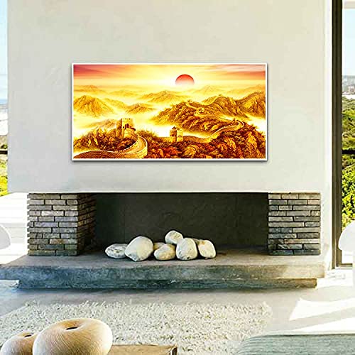 Kit Diamant Peinture 40x100cm anti-stress pour créer une mosaïque murale facilement