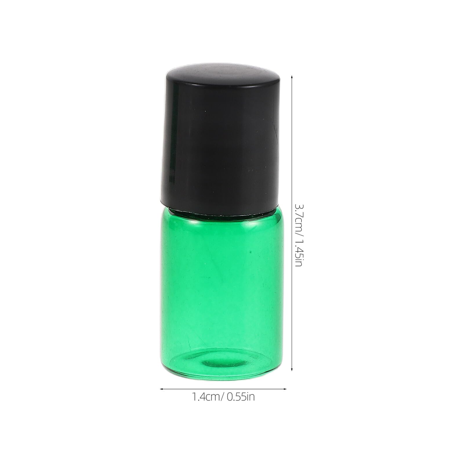 TEHAUX 15 Flaconi Roll-on in Vetro da 2 Ml per Oli Essenziali, Bottiglie Ricaricabili Tappo di Perdite, Mini Rullo per Profumi Portatile per Aromaterapia e Viaggi