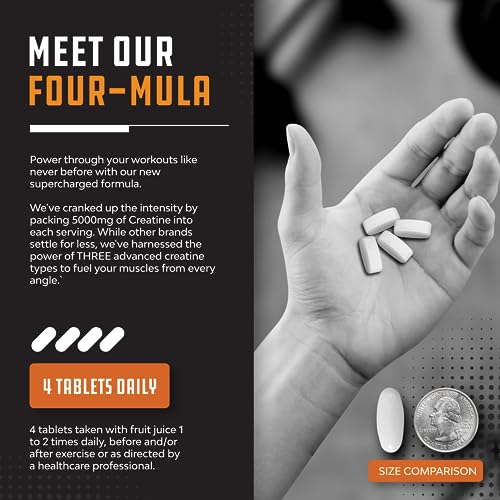High Strength Tri Phase Creatine Pills - Muscle Mass Gainer and Muscle Recovery Creatine HCL Pyruvate and Creatine Monohydrate Pills - Optimal Muscle Builder Creatine Supplement for Men and Women - Image 6