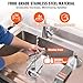 VEVOR Manual Oil Press Machine, Stainless Steel Oil Extractor Machine, Detachable Oil Presser for Effortless Cleaning, Household Oil Expeller for Pressing Peanuts, Sesame Seeds, Rapeseed, Tea Seeds