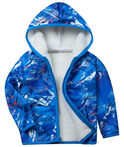 Image of V VALANCH Toddler Fleece Jacket Boys Girls Zip Up Hoodie Sweatshirt
