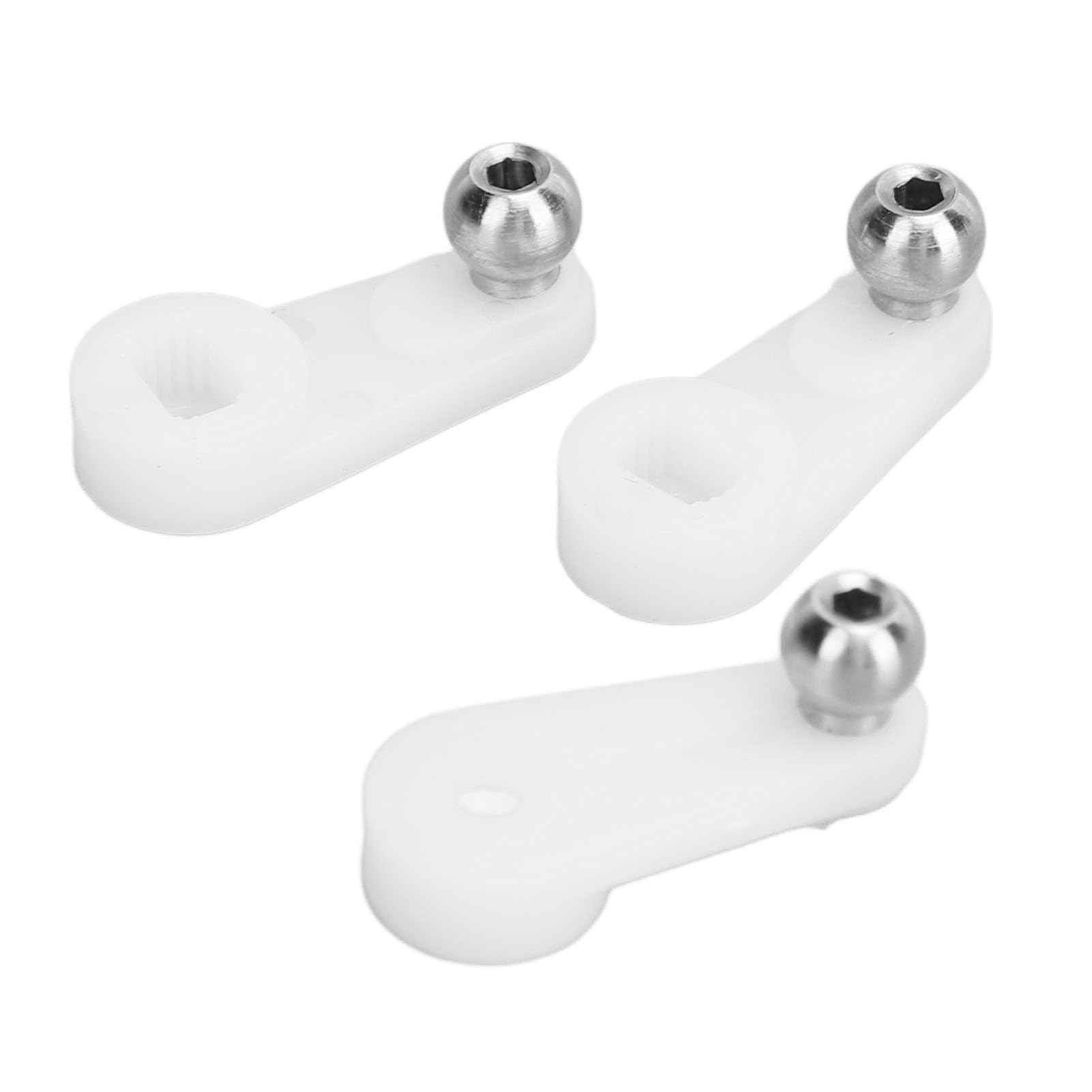 Pilipane 3pcs RC Servo Arm Professional Replacement Remote Helicopter Servo Arm for Flywing BELL206 UH1 RC Helicopter Accessories