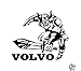 Wikinger Aufkleber passend für Volvo ca. 30 cm Aufkleber Auto LKW Autoaufkleber Tuning Sticker