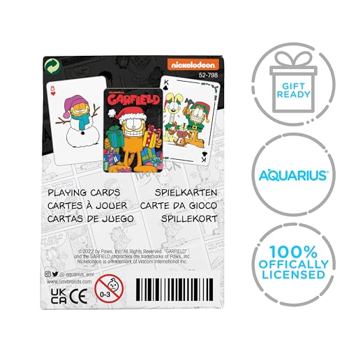Baraja de Cartas Garfield Christmas AQUARIUS miniatura 7