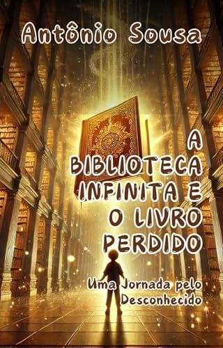 A BIBLIOTECA INFINITA E O LIVRO PERDIDO: Uma jornada pelo desconhecido (Portuguese Edition)