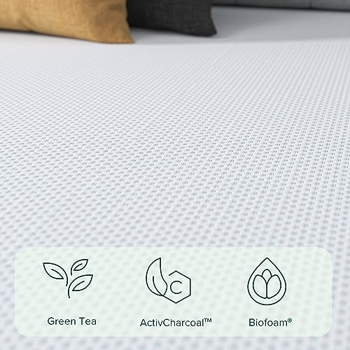 Image of ZINUS 8 Inch Green Tea Cooling Gel Memory Foam Mattress / Cooling Gel Foam / Pressure Relieving / CertiPUR-US Certified / Bed-in-a-Box, Twin