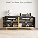 BELLEZE Sideboard Buffet Cabinet, 63