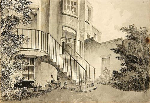 Tableaux graffiti art mural vue de Bayswater Claude Nattes affiche 60x90