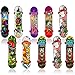 yumcute 10 Pezzi Mini Skateboard,Finger Mini Skateboard,Mini Skateboard da Dita,Mini Tastiera Skatepark Giocattolo Regalo ,per Bambini