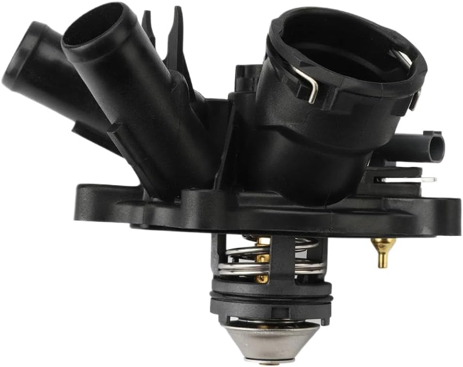 Engine Coolant Thermostat Housing Compatible With SLK250 C250 2012 2013 Replacement For A2712000315 2712000215 2712000115