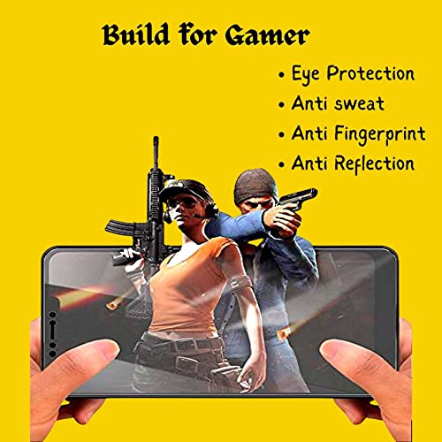 Image of iWishKart Poco M6 5G Matte Tempered Glass screen protector guard Full Edge to Edge 9H Full Glue FHD with Easy Installation kit (Poco M6 - Matte)