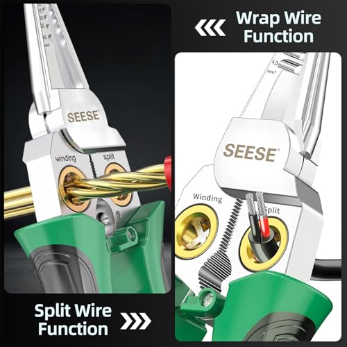 SEESE 8-in-1 Wire Stripper Pliers