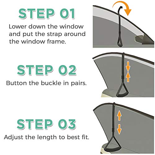 ZHEEYI Automotive Standing Aid Safety Grab Handle Adjustable Vehicle Support Strap Portable Nylon Car Assist Device Grip Handle for Elderly, Disability 5 ZHEEYI Automotive Standing Aid Safety Grab Handle Adjustable Vehicle Support Strap Portable Nylon Car Assist Device Grip Handle for Elderly, Disability - Image 6