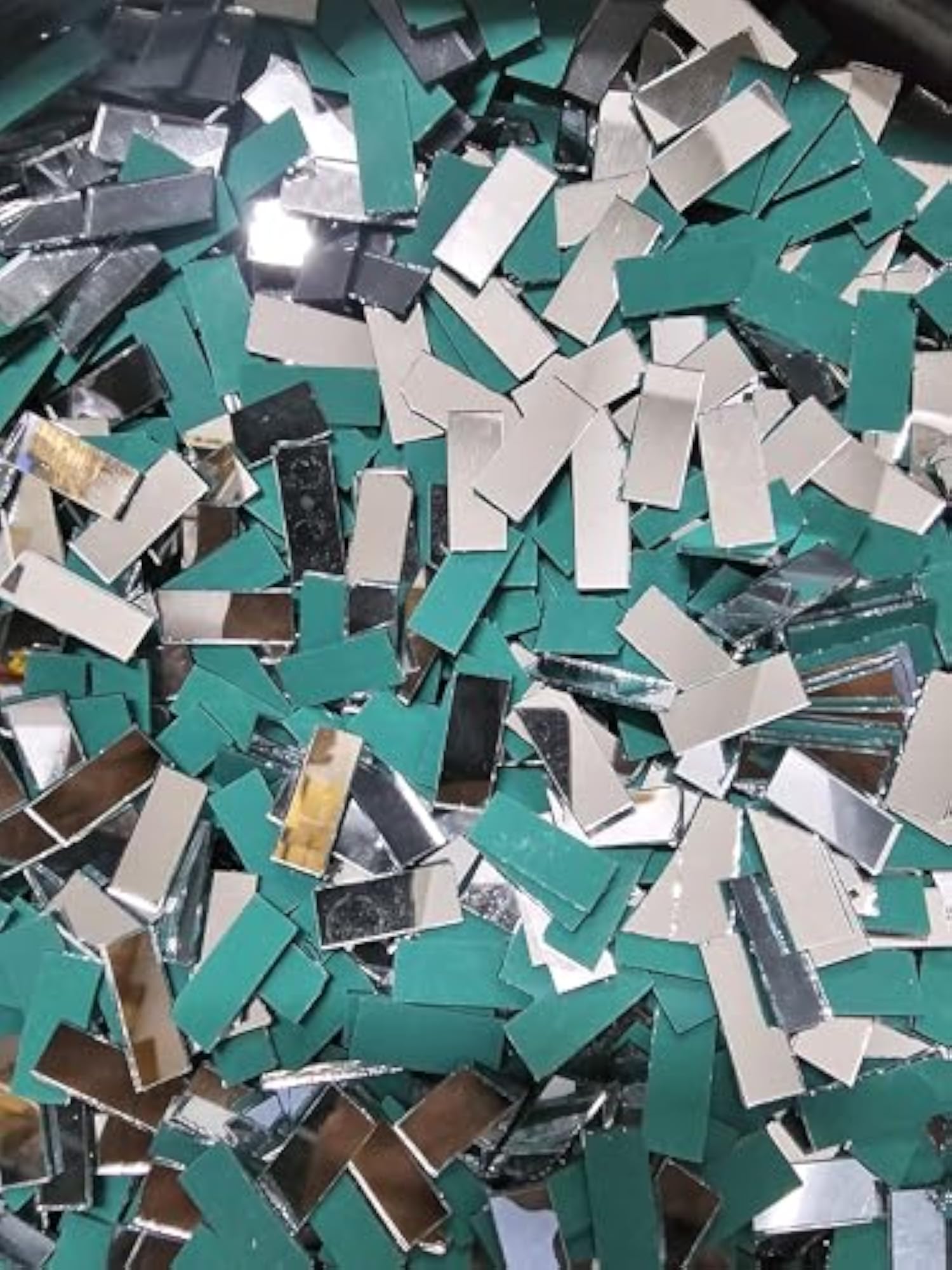 Rectangle Shape Mirrors for Craft Work, 115 Pieces