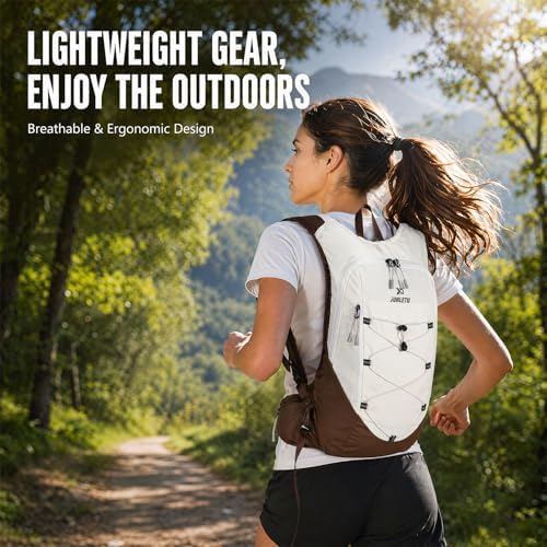 15L Hiking Backpack,Small Hiking backpack for Women(Off-white) — view 6