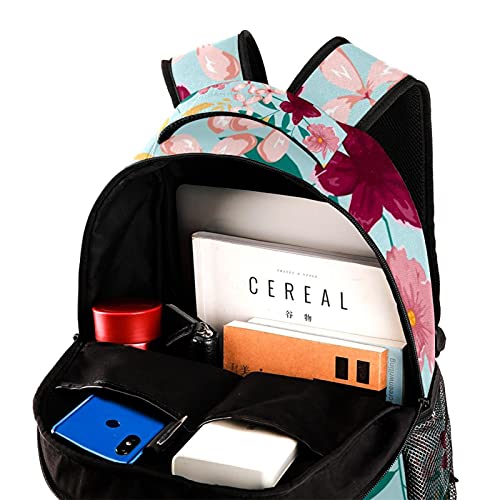 Sac à dos décontracté au design psychédélique rétro multicolore ultra léger - 4