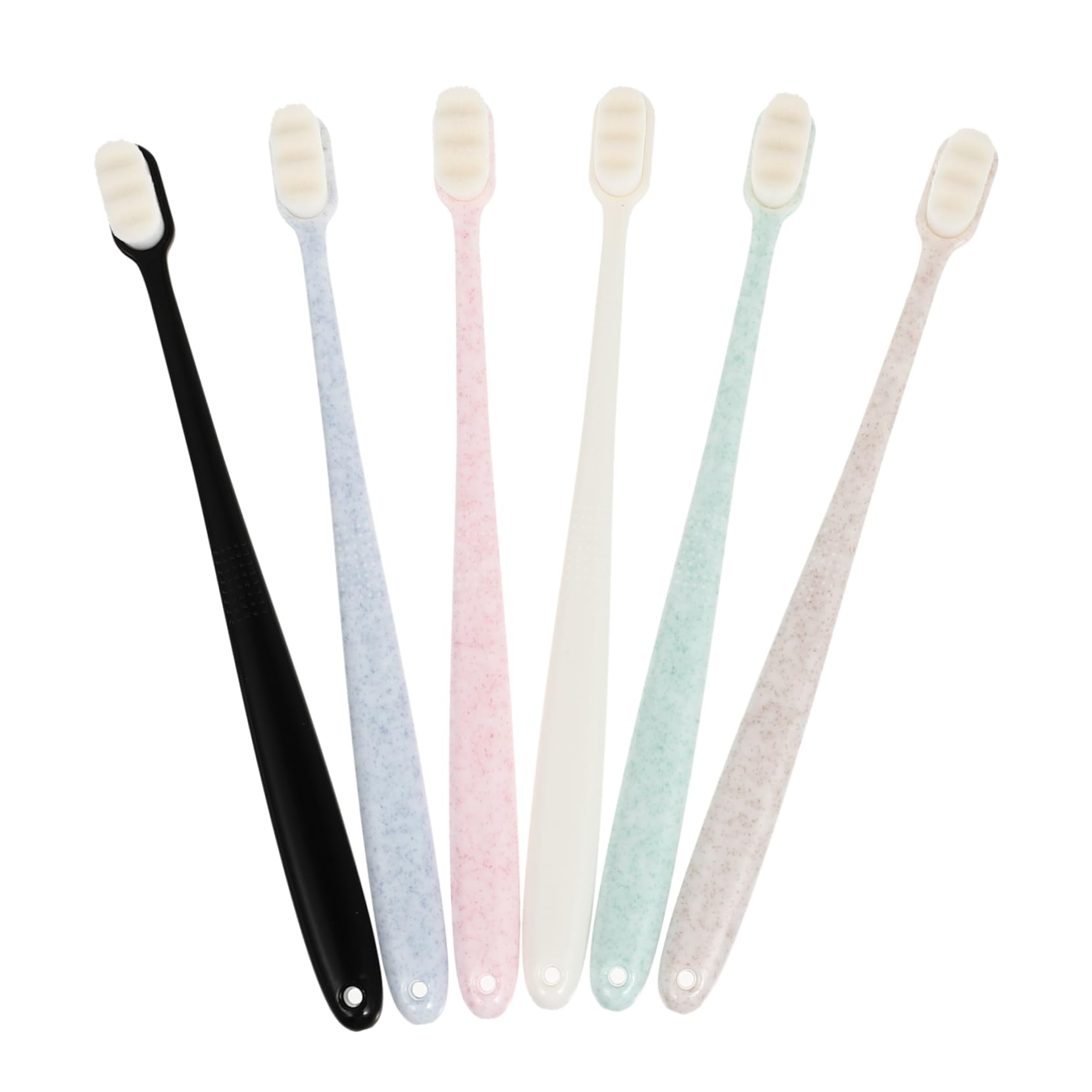 3 Set Spazzolino Morbido Spazzolini Carbone i Sfusi o A Setole Morbide o Per Adulti Per La Casa Portatili Setole Pp 6 pezzi*3