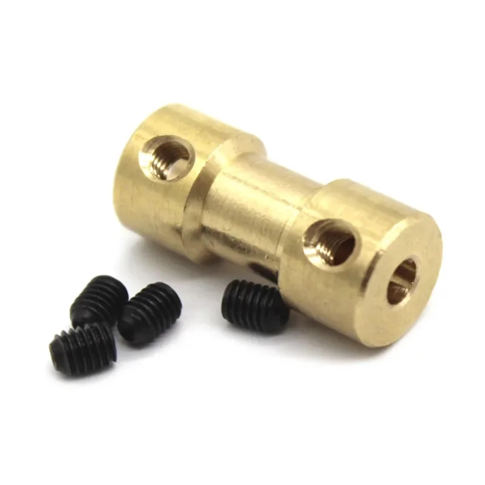 HDCC0006 Laiton rigide arbre moteur coupleur coupleur moteur Transmission Joint connecteur manchon adaptateur 2mm 2.3mm 3mm 3.17mm 4mm 5mm 6mm 1 pièces(3.175mm to 5mm)