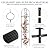 Wellsign 100% Metal Obelisk Trellis for Climbing Plants Outdoor Garden Tower Trellis 6.6ft, Plant Support with Garden Twist Tie for Tomato Cucumber Ivy Vines Rose Potted Plant Trellis Indoor 2 Pack