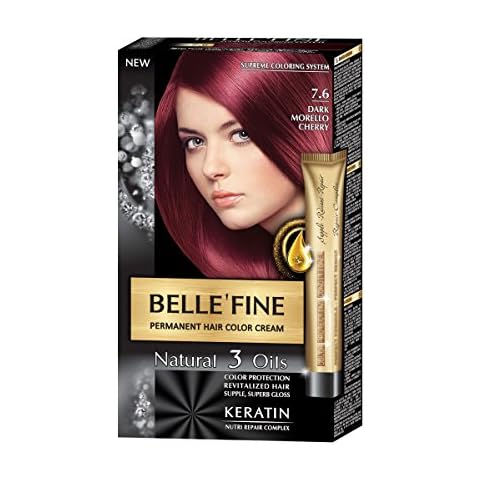 Tinte Permanente Natural Belle'Fine Black Series Cereza Oscuro Cover