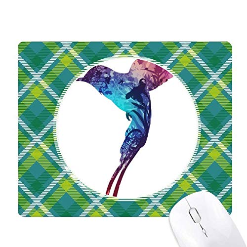Tapis de souris oiseaux colorés motif pixel pour célébrer l'amour de la nature au quotidien