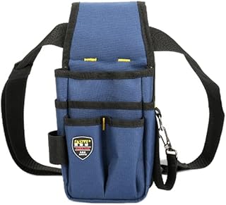 Tools Belt Bag Oxford Cloth with Adjustable Waist Tool Belt Pouch Heavy Duty Tool Holder for Electricians Technician Small