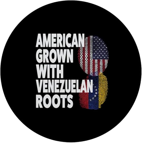 Miniatura 3 de American grown with Venezuelan roots Venezuela PopSockets Standard PopGrip