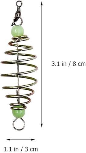 Miniatura 7 de 24Pcs Fishing Bait Trap Cage Feeder Basket Holder Coarse Lure Feeder Carp Lure Fish Accessories