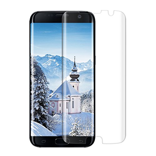 [Case Friendly] Galaxy S7 Edge Screen Protector,JRG Premium Curved Tempered Glass for Samsung Galaxy S7 Edge (Not Full Coverage),Clear
