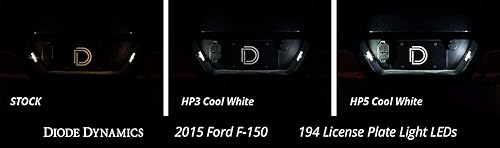 Miniatura 3 de Diode Dynamics LED de placa de matrícula compatible con Ford F-150 2018-2024 (par), 194 HP5 Cool White (6000 K)