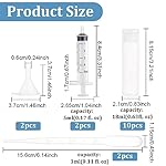 BENECREAT 10 Pack 18ml 0.6oz Small Travel Squeeze Bottles Refillable Makeup Foundation Container Travel Essentials Sample Bottles for Toiletries, Shampoo Toner Cosmetic - Image 3