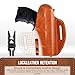 Urban Carry LockLeather OWB Brown Holster for Sig Sauer P365 (XL/365X Macro/Tacops) - Secure & Comfort Hybrid Leather/Polymer Design for 3.7