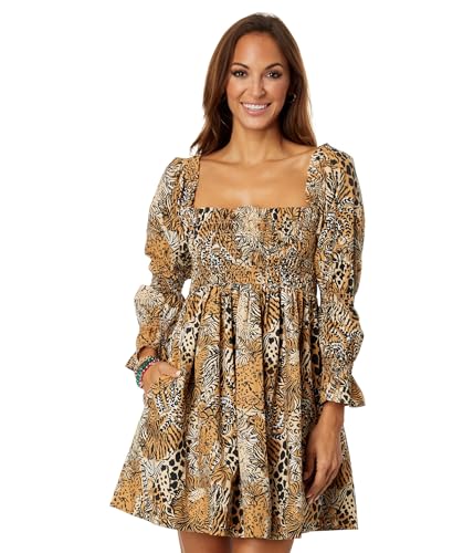 Lilly Pulitzer Womens Beyonca Long Sleeve Smock