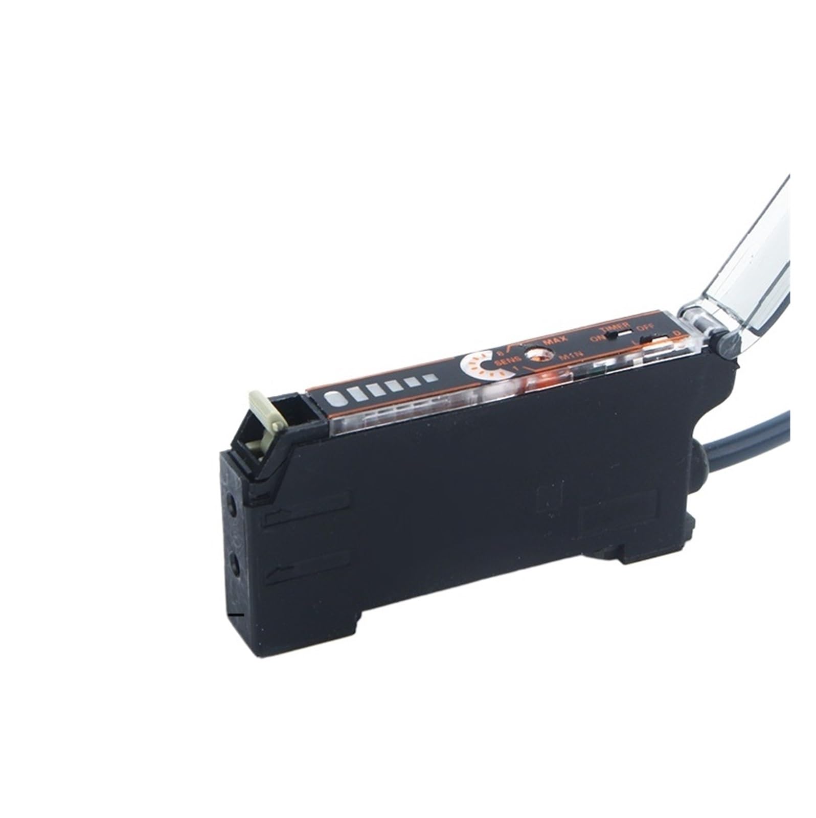 MXXDMOPD Fiber Optic Sensor Amplifier high Precision 10-30V DC 3-Wire NPN PNP NA11 Digital Display photoelectric Switch(Na41 Pnp)