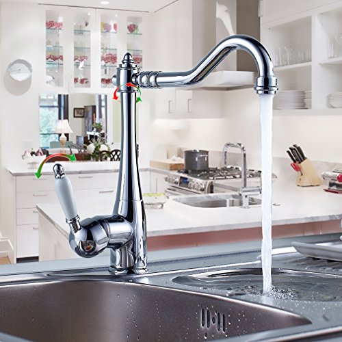 Auralum Rubinetti Lavelli Cucina Cromo Miscelatore...