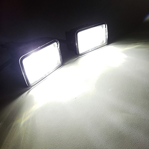 Ledin For Ford 2015-2017 F150 2017-2018 F250 F350 Front Bumper Clear Led Fog Lights With Wires Switch #TOP4