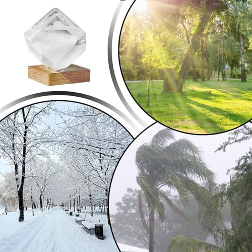 Prédicteur météo verre tempête cube station pour décoration maison et bureau - 4