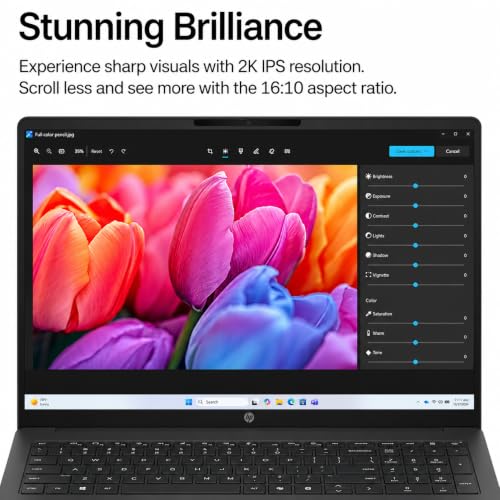Image of HP OmniBook 3 16 inch Touchscreen AI Business Laptop, Intel Core Ultra 5 225U (Outperforms Intel Core i7-1355U), 32GB DDR5 RAM, 2TB PCIe SSD, Intel AI Boost NPU 12 Tops, 2K IPS, Wi-Fi 7, Windows 11 Home
