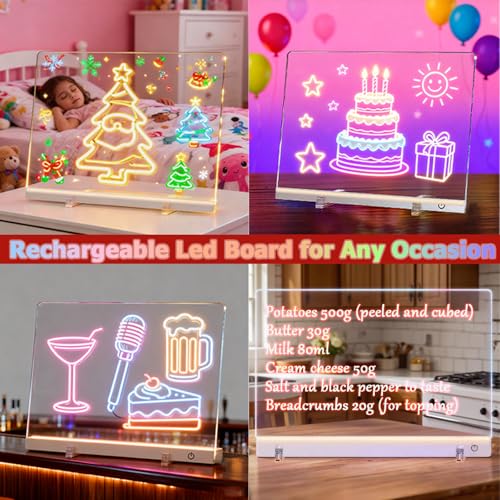 Save 38% on Zyrisis 16" LED Drawing Board with 7 Colors & Tracing Book