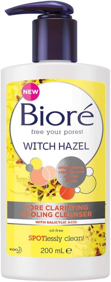 BioreWitch Hazel Pore Clarifying Cooling Cleanser For Spot Prone Skin