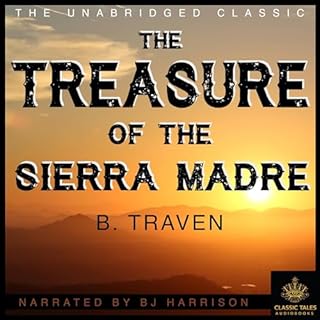Diseño de la portada del título The Treasure of the Sierra Madre