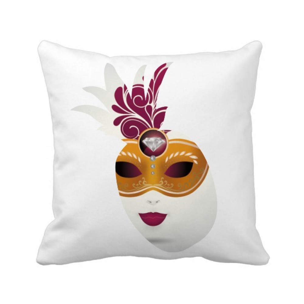 Housse de coussin carrée Venise Ananas pour cocooning au salon