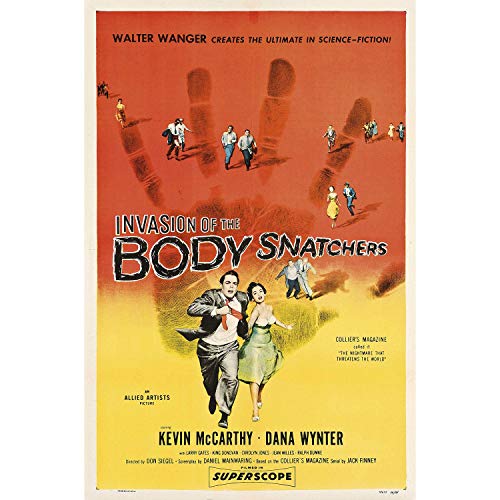 Affiche Invasion of the Body Snatchers rétro 91x116cm pour décorer un salon de cinéma