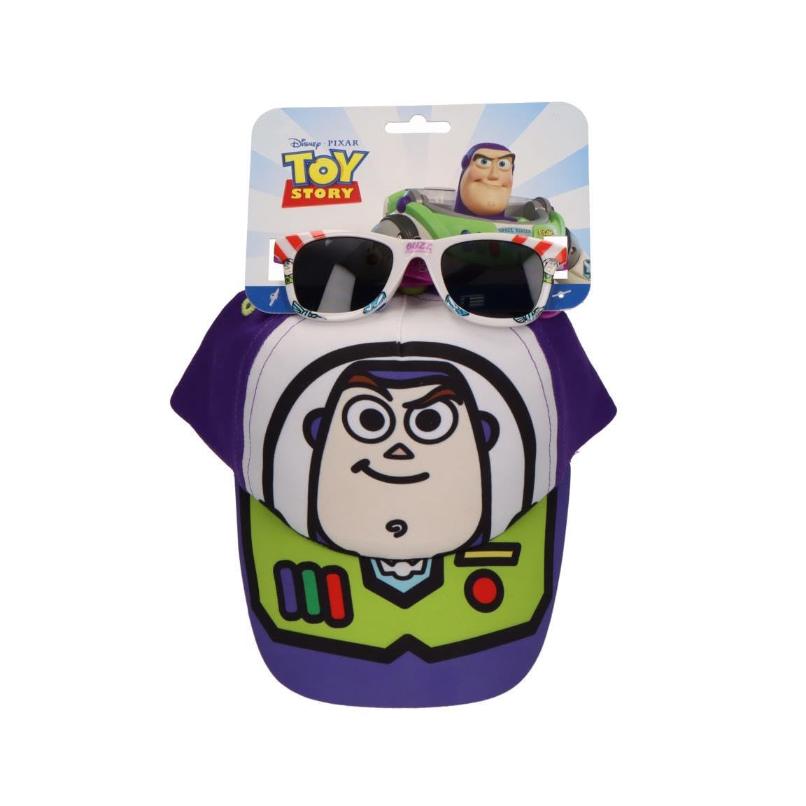Gorra y Gafas de Sol Toy Story para Niños y Niñas – Accesorios Infantiles para el Verano, Protege del Sol, Ideal para Playa, Piscina y Actividades al Aire Libre, Diseño Divertido y Cómodo